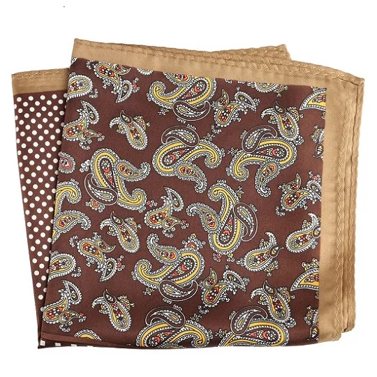 PH068 Pocket Square Портной Смит для мужчин s карманные квадраты Винтаж Большой размер в горошек клетчатый Пейсли костюм носовые платки роскошные мужские носовые аксессуары - Цвет: PH068 Pocket Square
