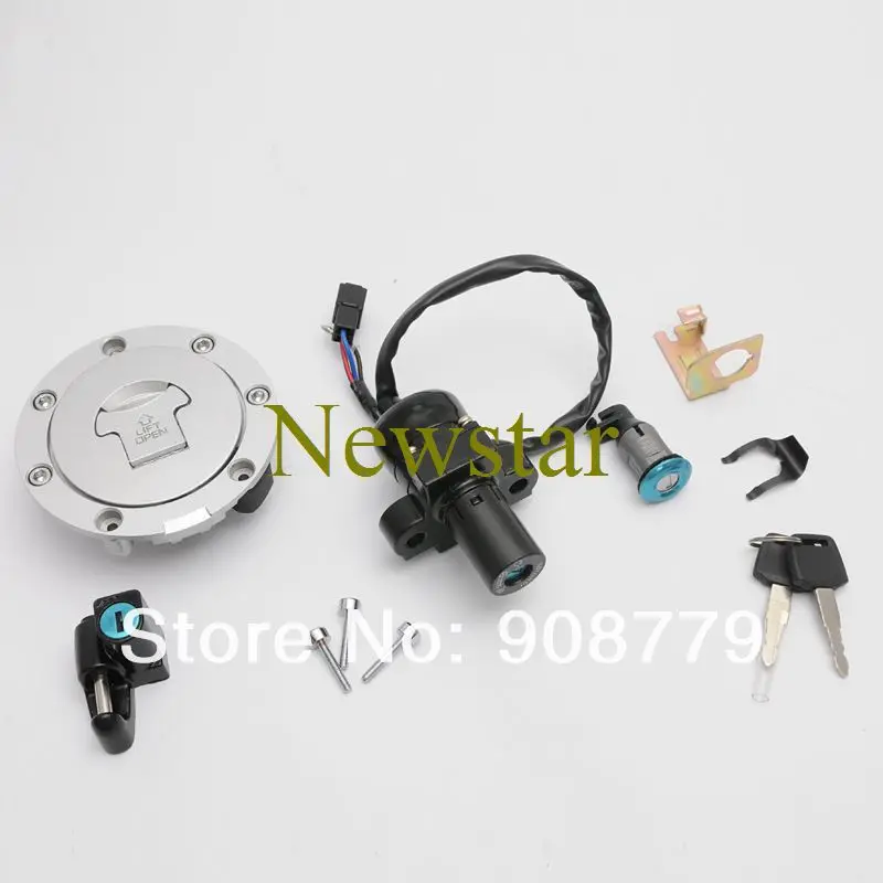 Переключатель зажигания, газ, Кепки крышка и ключ для HONDA CB400 92-98 CBR250 22 Гарантировано