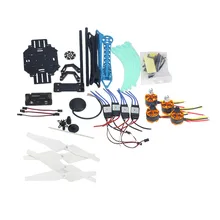 JMT RC Drone Quadrocopter Aircraft Kit 500mm Multi-Rotor Air Frame 6M GPS APM2.8 Flight Control No Transmitter Battery F08151-K