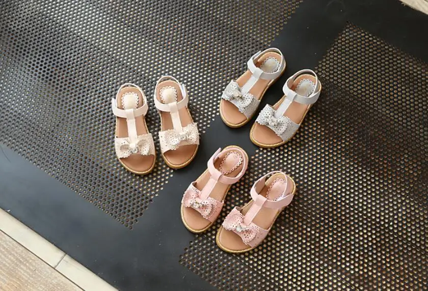 Children's bow sandals-11