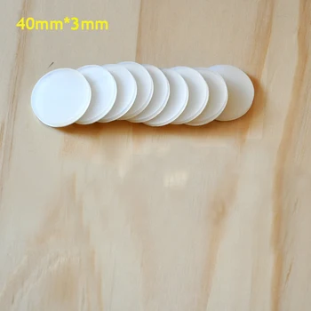 

15pcs 40mm*3mm white self adhesive soft anti slip bumpers silicone rubber feet pads great silica gel shock absorber