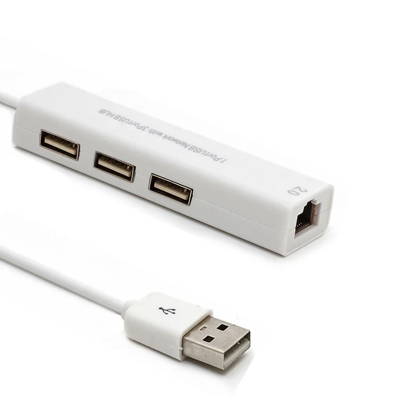 Usb-хаб к RJ45 Lan сетевая карта 10/100 Мбит/с Ethernet адаптер USB 2,0 концентратор для Mac iOS ноутбук ПК Windows