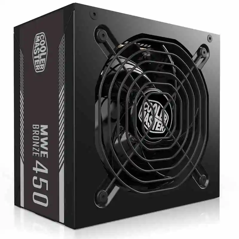 برودة ماستر PC PSU وحدة إمداد الطاقة للكمبيوتر تصنيف 450 W 450 واط 12 سنتيمتر مروحة 12 V ATX PC امدادات الطاقة برونز 80 زائد ل عبة مكتب