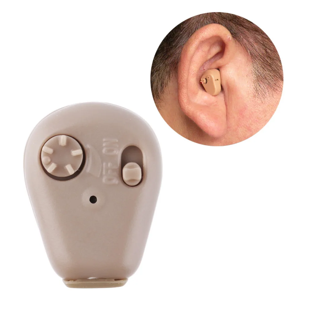 K-88 в ухо Мини цифровой слуховой аппарат помощь регулируемый усилитель звука слуховой аппарат высокое качество Уход за ушками