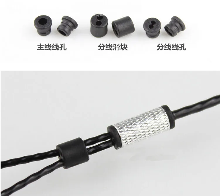 DIY headphone speaker accessories Headphone Splitter Metal splitter 20 set free shipping