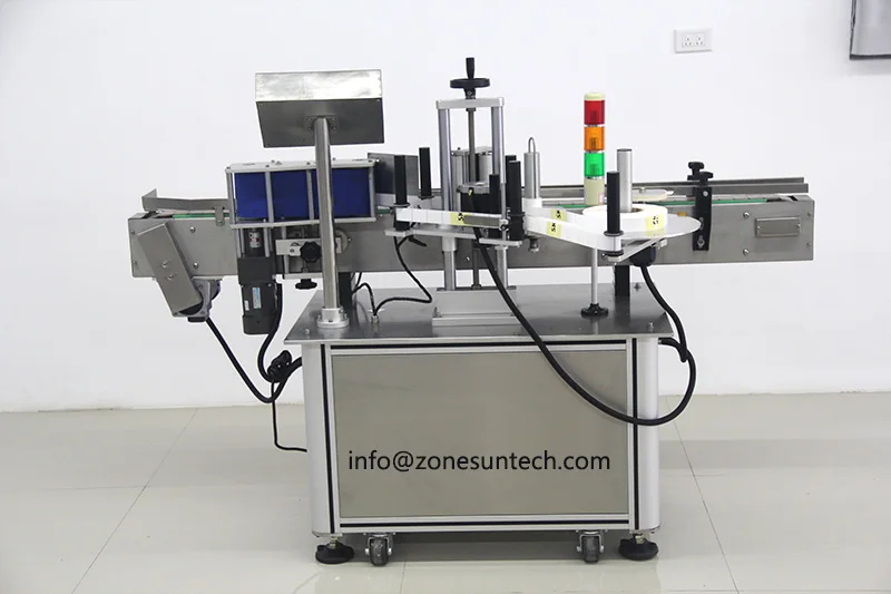 ZONEUN LT-200 Автоматическая круглая бутылка стикер этикетировочная машина для пищевой промышленности