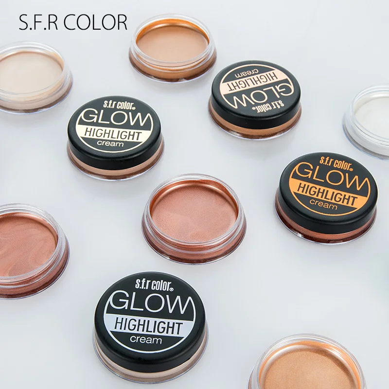Iluminador maquillaje хайлайтер крем палитра для макияжа мерцающий светящийся набор розовый хайлайтер макияж бронзатор для лица Countour