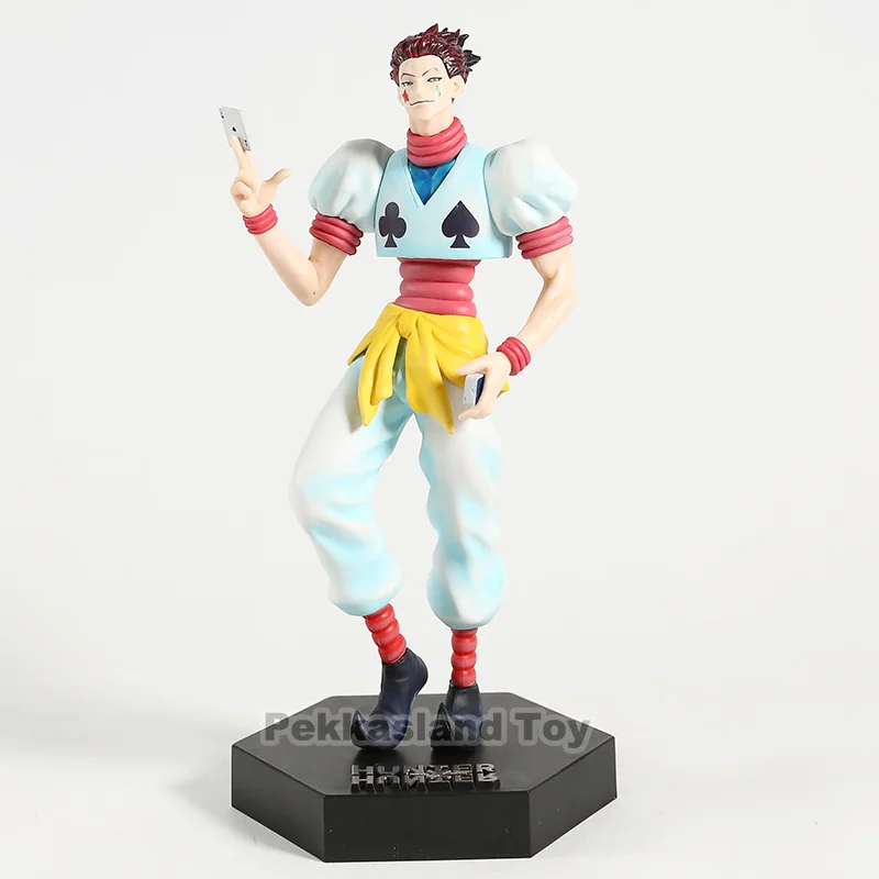 Hisoka no box HunterXHunter Figrue Gon Freecss Killua Zoldyck Kurapika Hisoka фигурка ПВХ аниме коллекционная игрушка для мужчин подарок Детская модель - Цвет: Hisoka no box