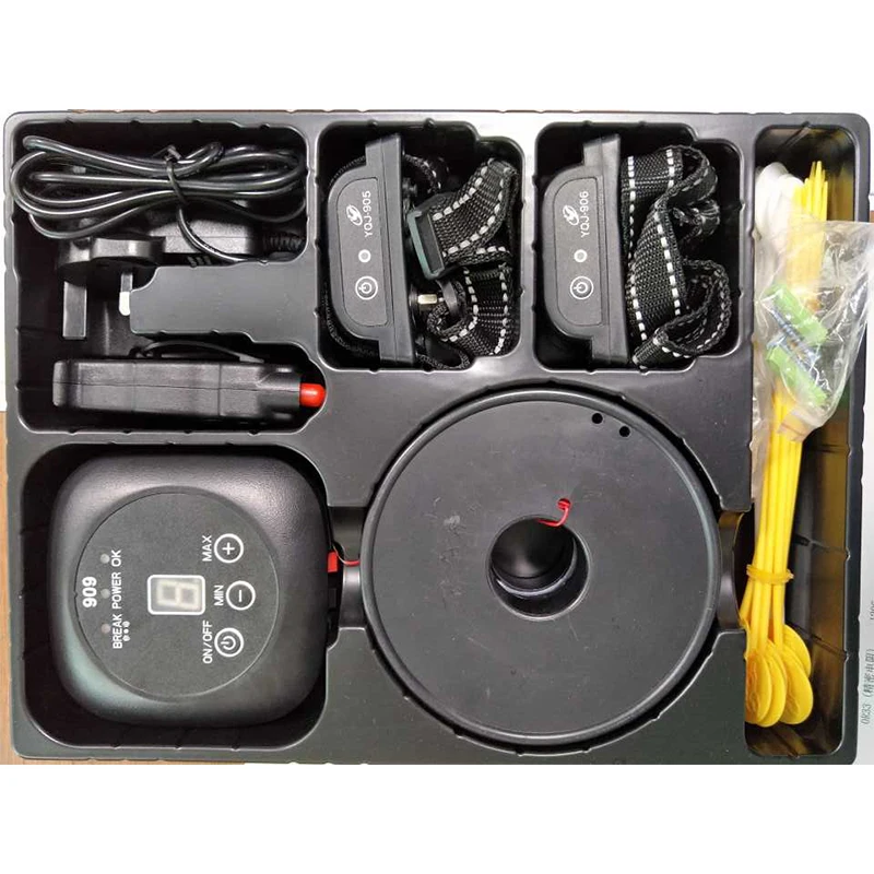 909 Safety Pet Dog Electric Fence With Waterproof Dog Electronic Training Collar underground Invisible Electric Dog Fence New6