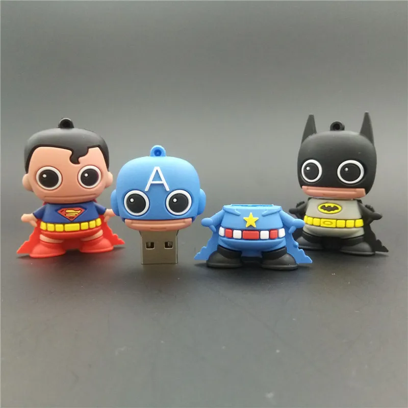 Exuanck usb накопителей Мягкие силиконовые Мультфильм герои модель 2 0 флеш накопитель