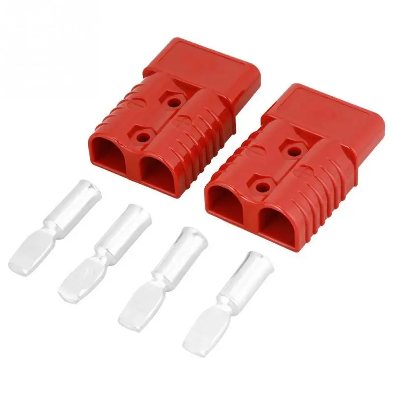 

2pcs Winch Connector Plug Quick Connect Plug 175A 600V Red Battery Quick Connect Plug with 4 Accessories Factory Price