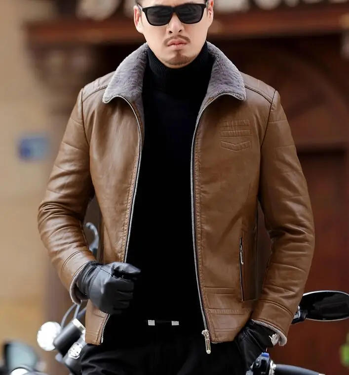 Manteau 3xl Hommes Bref marron Mode Sa Chaude Paragraphe L Moralité champagne 2019 Printemps De L'intégration Noir Cultiver Fourrure Nouvelle 354jqRLA