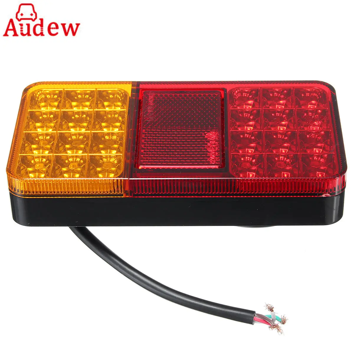 24LED 12V Trailer Truck Rear Lights Brake Stop Tail Turn Indicator LED Lamps For Car Trailers
