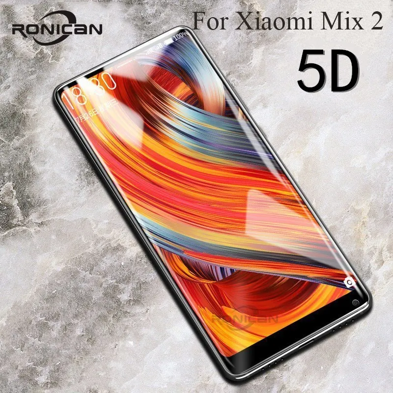 ل شياو mi mi mi x 2 واقي للشاشة 9 H الزجاج المقسى مطلي 5D جدا واضح الجبهة كامل فيلم حالة ل شياو mi mi x2 mi x2s