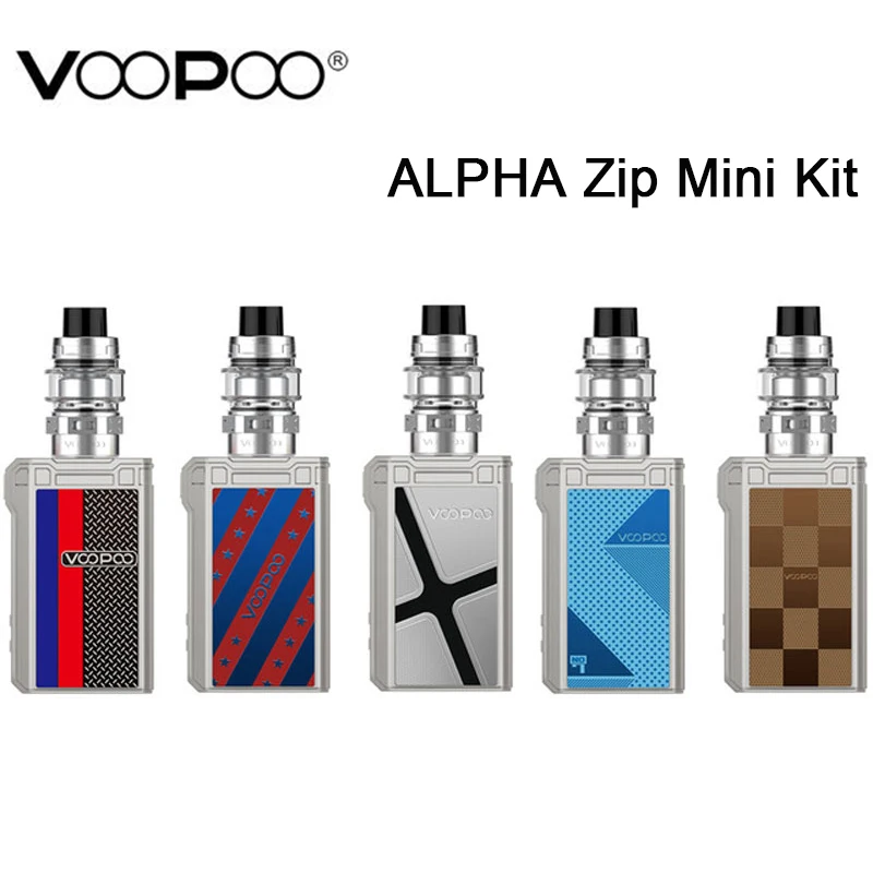 Special  Original VOOPOO ALPHA Zip Mini Kit 4400mAh built-in battery 120W Box Mod With Maat Sub Ohm Tank 4ML