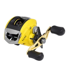 10+ 1 BB шарикоподшипник 6,3: 1 Катушка для ловли на приманку, магнитный тормоз, одностороннее сцепление, катушка для ловли на приманку, левая/правая рука, рыболовная катушка