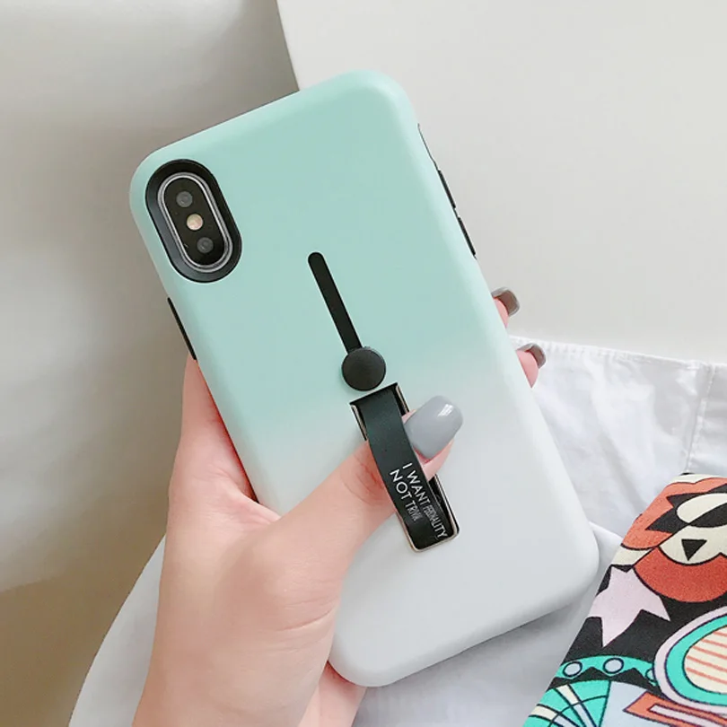 Модный градиентный чехол для iPhone 6 6s 7 8 Plus XS MAX XR мраморный силиконовый накладка