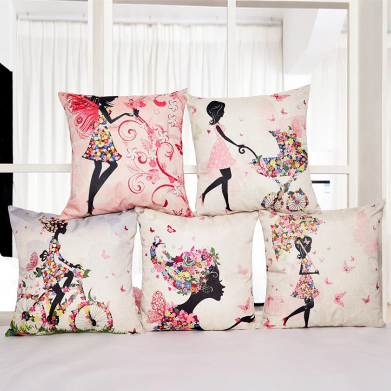 Almohadas decorativas Cojines sofá cama coche almohada hermosas mariposas cojín para chica manga|girl cushion|pillow cushionbutterfly pillow AliExpress