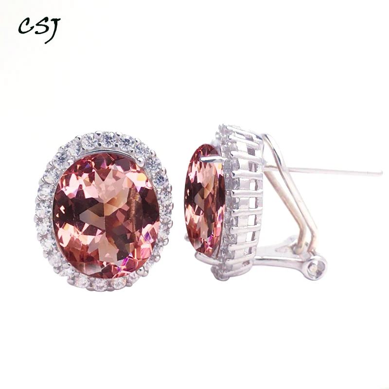 Csj Diaspore Zultanite Orecchini In Argento Sterling 925 Pietra Cambia Colore Gioielleria Raffinata Donne Matrimonio Fidanzamento Miglior Regalo