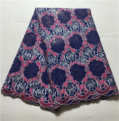 

African Cotton Swiss Voile Lace Fabric High Quality African Swiss Voile Lace In Switzerland For Wedding Party Dress XSDE171