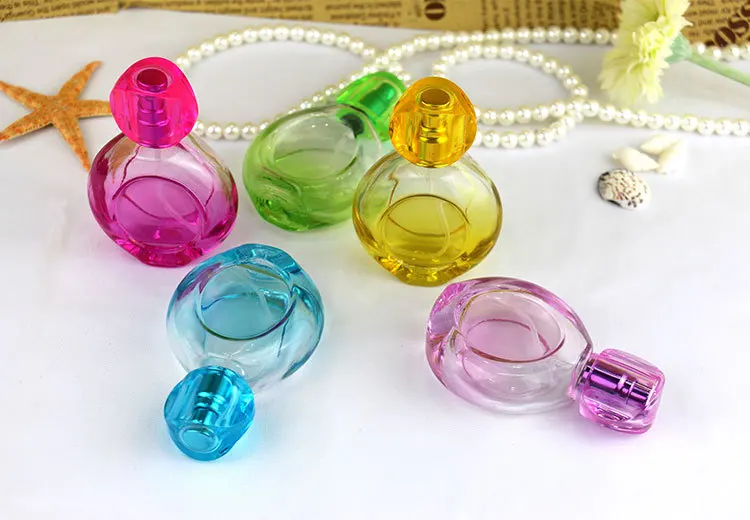 30ML Colored Glass Perfume Bottle Bulk Perfume Bottles Colored Spray Bottles 2PCS/LOTin Eye