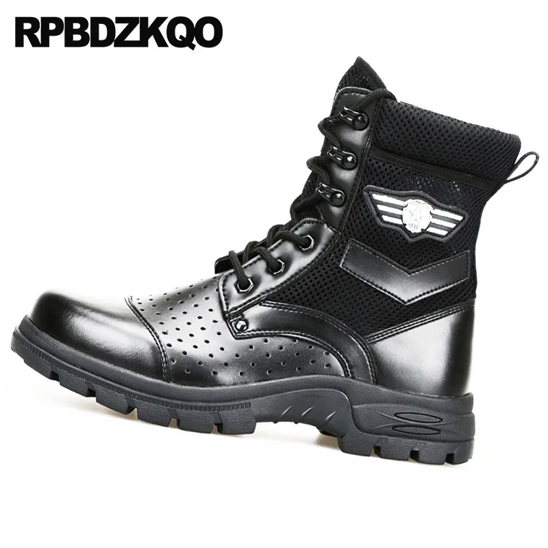 italian leather combat boots