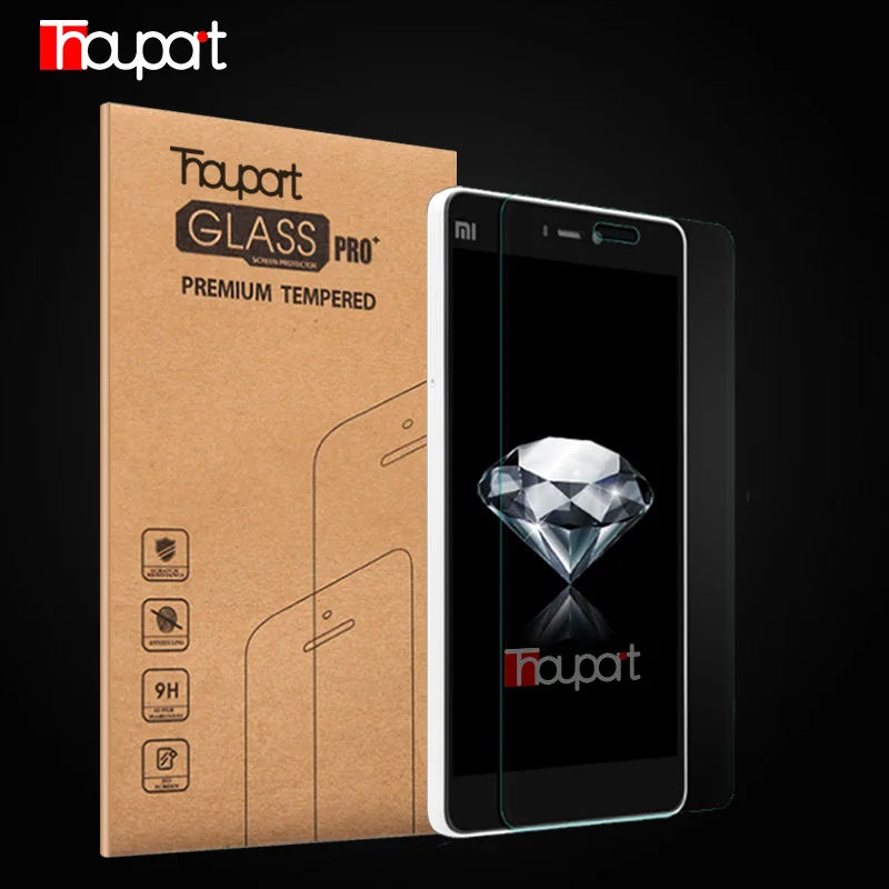 

Thouport For Xiaomi Mi4i 0.26mm 9H Retail Box Tempered Glass For Xiaomi Mi 4i M4i Xiaomi Mi4c M4C Premium Screen Protector Film