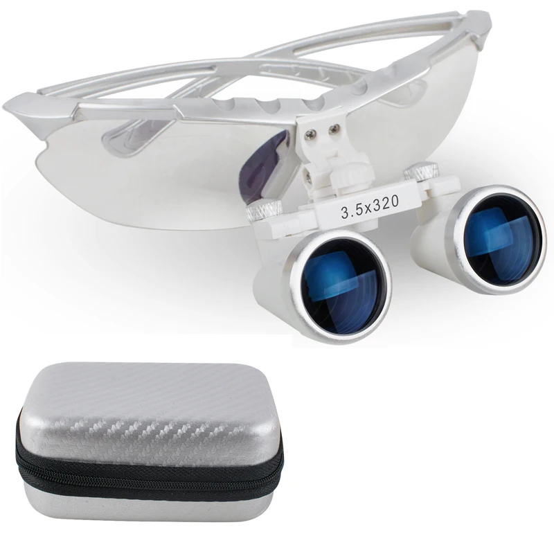 5 Colors 3.5X 320mm Dental Loupes Dentist Dental Surgical Medical Binocular Loupes Dental Loupes