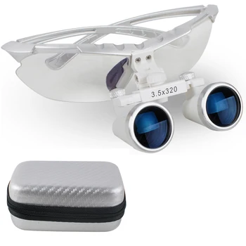 

5 Colors 3.5X 320mm Dental Loupes Dentist Dental Surgical Medical Binocular Loupes Dental Loupes In Magnifiers with Case