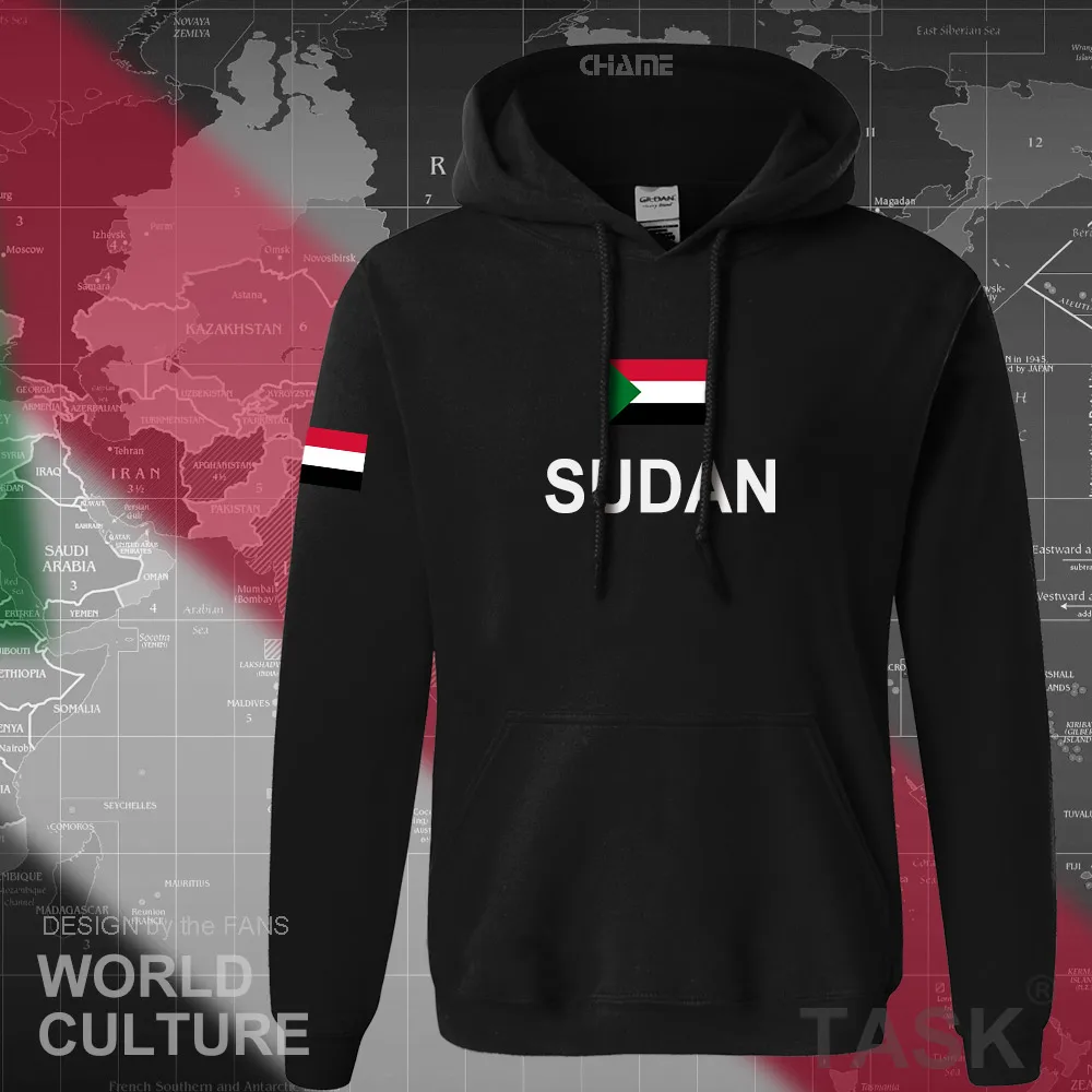 

orth Sudan Sudanese hoodies men sweatshirt sweat new hip hop streetwear tracksuit nation footballer sporting country SDN Islam