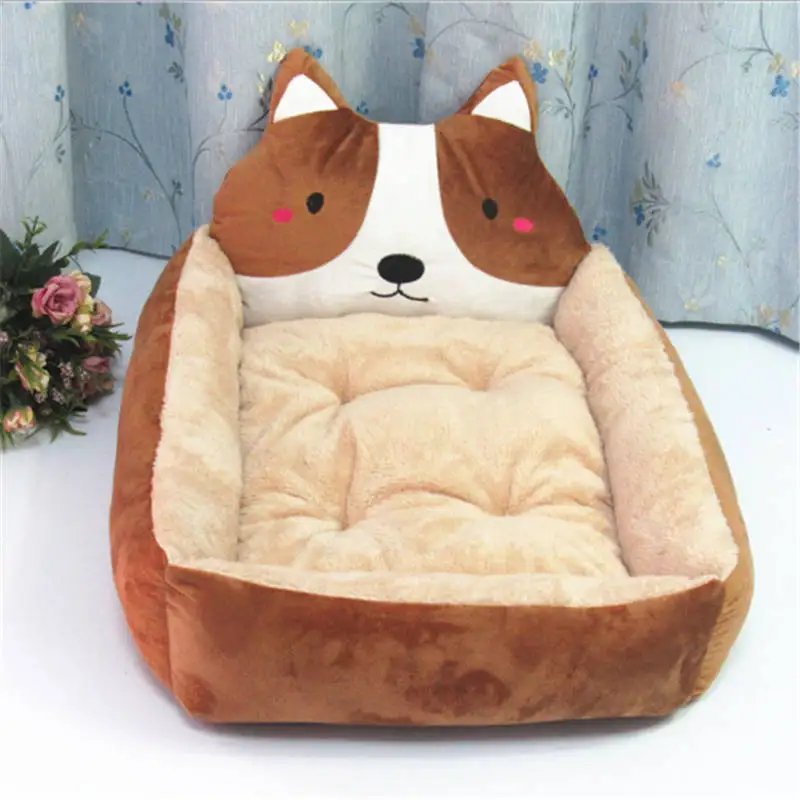 

Winter Pet Dog Bed House Puppy Chihuahua Soft Warm Mats Removeaable Kennel Nest For Small Dogs Color Pets Supply