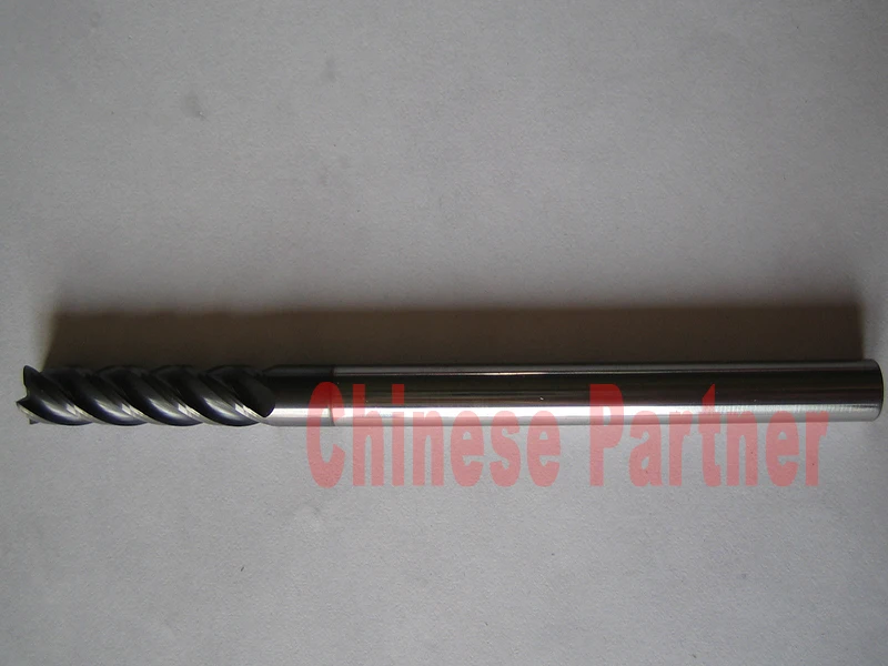 

2pcs 8mm hrc45 D8*40*D8*100 4 Flutes Spiral Bit Milling Tools Carbide CNC Endmill Router bits