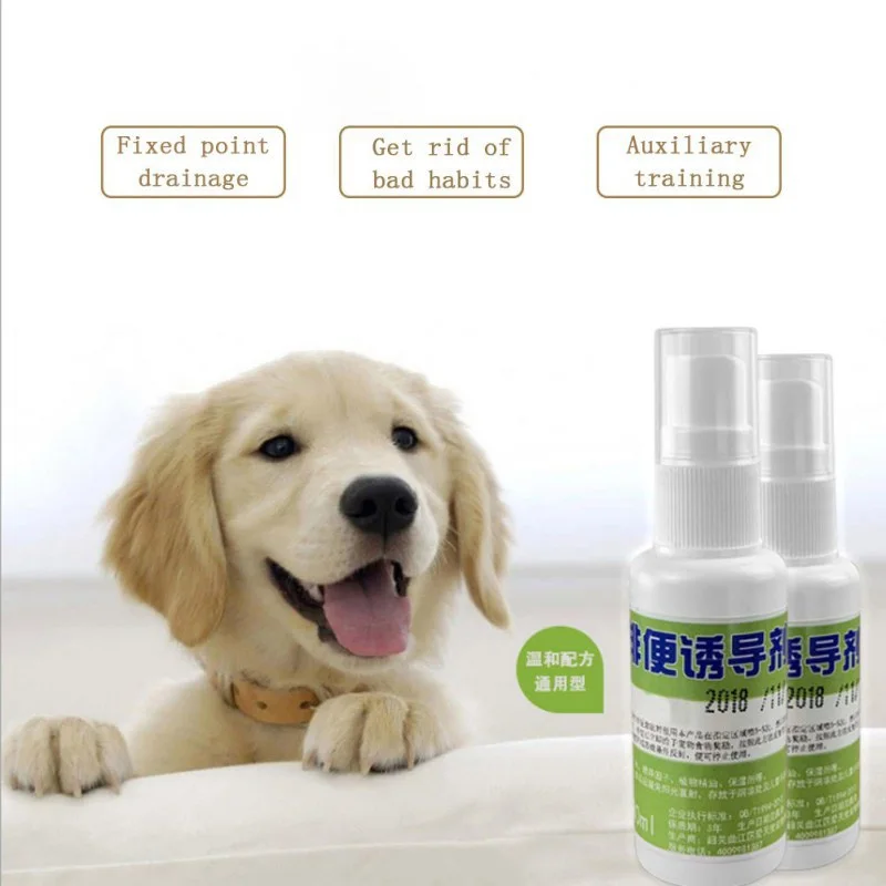 

35ml Dog Toilet Training Spray Harmless Inducer Training Pet Positioning Defecation Pet Defecation Habits Dog Training