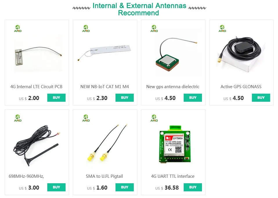 Южная Америка LTE SIM7500SA-PCIE, LTE CAT1 SIM7500SA с интерфейсом PCIE аудио WCDMA LTE GNSS модуль FDD-LTE B1/B3/B5/B7/B8