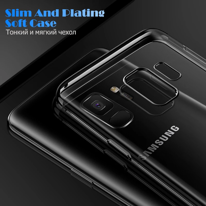 Роскошный позолоченный Мягкий ТПУ чехол для телефона samsung S8 S9 плюс A320 полное