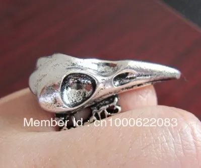 Модное кольцо Regalrock в виде птицы с черепом|bird skull ring|skull ringfashion rings |