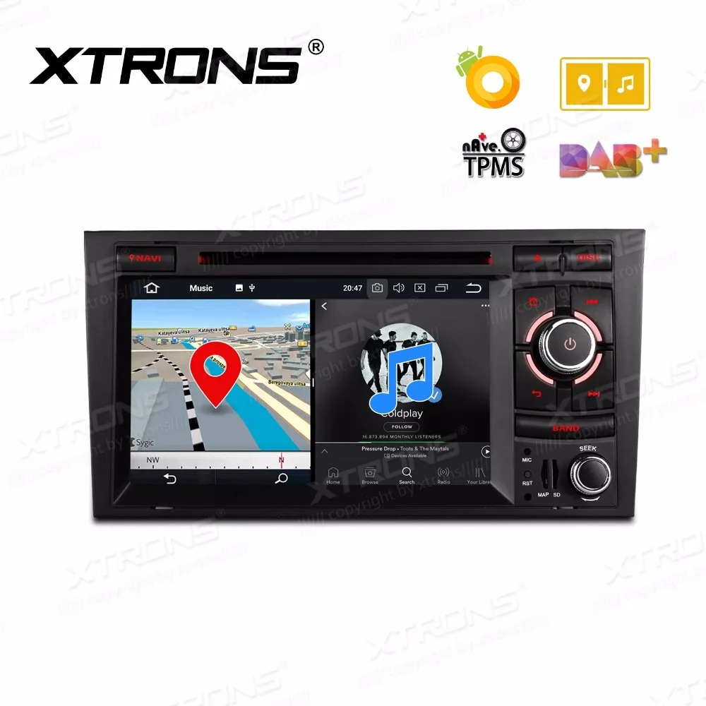 Top 7" Android 8.0 OS Car DVD radio Multimedia GPS for Audi A4 2000-2008&Audi S4 2003-2008 &Audi RS4 2002-2008 with 4GB RAM 32GB ROM 3