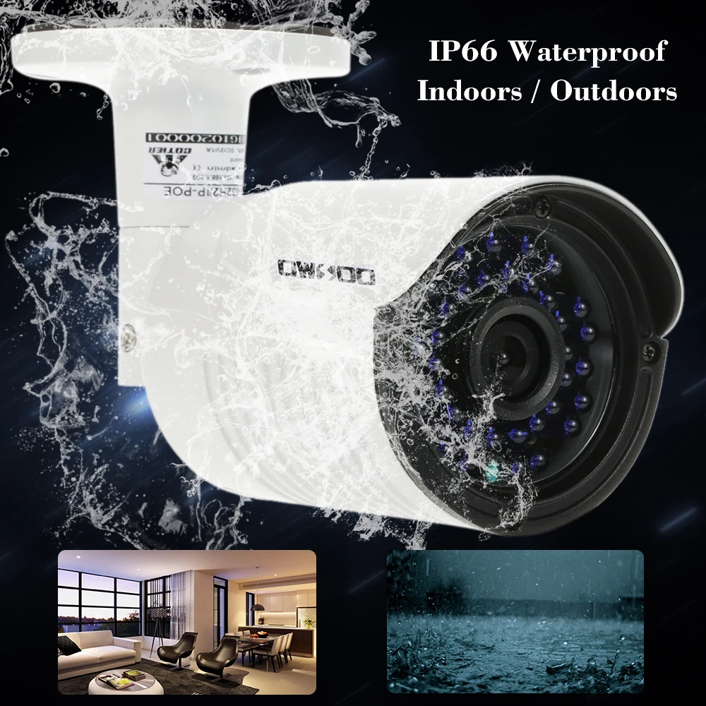OWSOO 1080P HD IP камера мп P2P POE Onvif с 36 ик светодиодами режим ночного видения функция