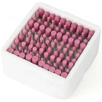 

100 Pcs Power Tool Accessories Polished Metal Ceramic Carving Grinding Head Grinding Wheel Grinding Head Flint Aberdeen Grindi