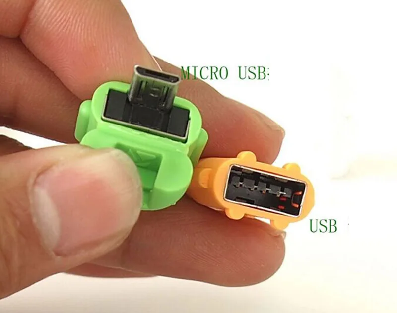 ULIFART DHL 1000 шт./лот мини форма робота-андроида Micro USB OTG адаптер Micro SDHC SD TF для samsung htc