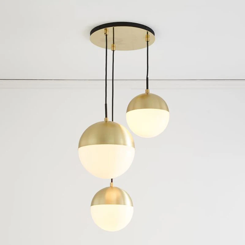 

Eusolis Modern Ball Hanging Lamp Iluminacion Interior Pendentes Para Sala De Jantar Glass Pendant Light Luces Decorativas