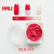 Термохромный пигмент, горячий чувствительный порошок, товар: HLR-410, цвет: красный, температура активации: 31 по Цельсию, 1 лот = 10 грамм