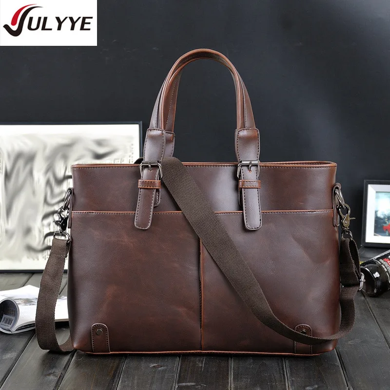 

YULYYE Hot Fashion Men Handbag Briefcase Multifunction Men Messenger Bags High Quality Shoulder Bag Laptop Business Leather Bags