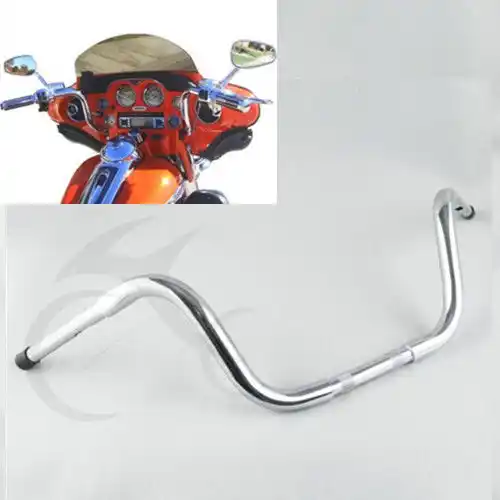 SLMOTO Chrome FAT 1-1//4 10 Ape Hanger Handlebar Fit for Harley FLST FXST Sportster XL