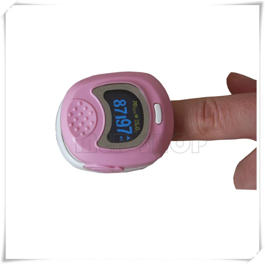 Fingertip Oximeter Kids Child Adult Pulse Ox Heart Rate Meter PR OLED