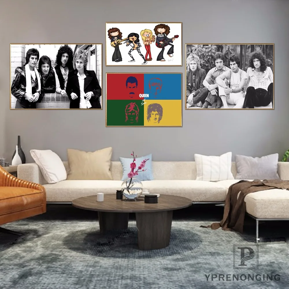 

Custom Queen Band Poster Art Home Decor Canvas Printing Silk Fabric Print Wall Poster No Frame 180317@28