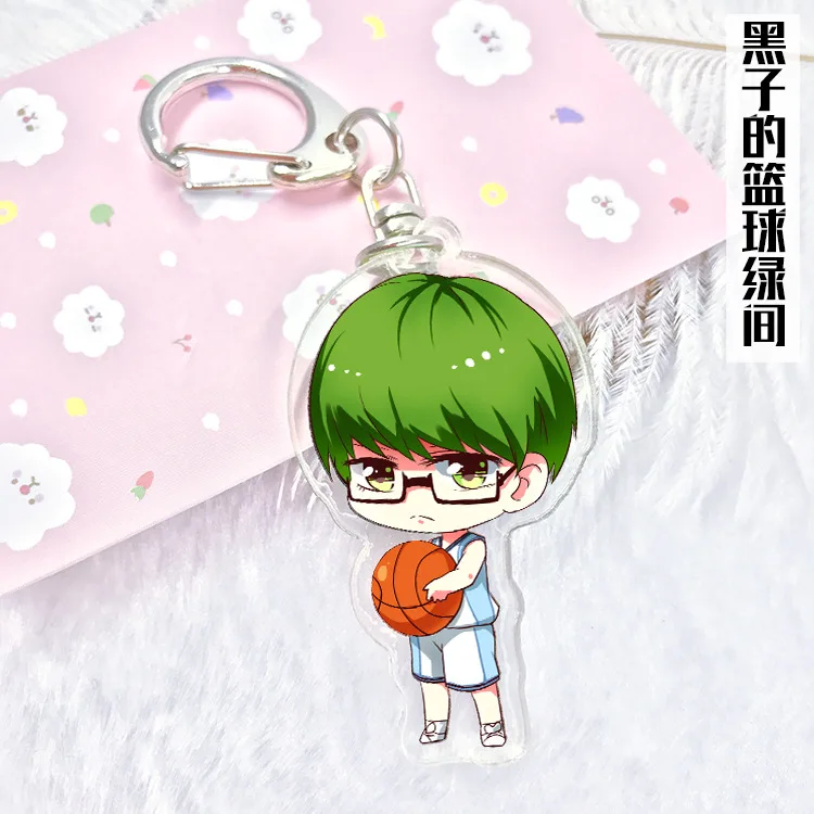1 шт. Otaku Аниме Kuroko's Баскетбол Kuroko no basвок Kagami Hyuga акриловый двойной брелок брелки