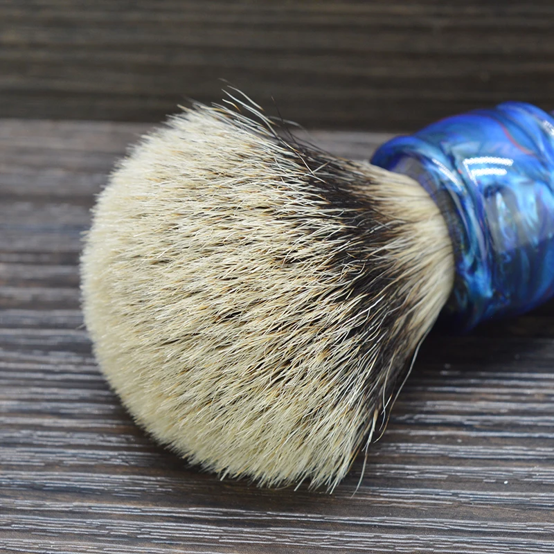 Dscosmetic большой размер 26 мм смокинг двойное badger волосы узел цвет смоляная Ручка для мужчин кисть для бритья