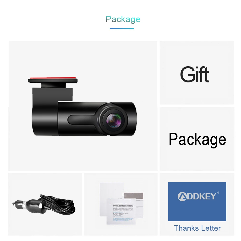 Мини видеорегистратор ADDKEY с Wi Fi 1080P FHD ночное видение|Видеорегистраторы| |