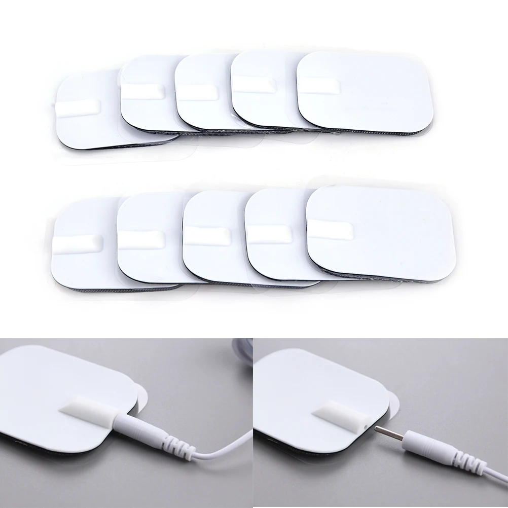 10Pcs/lot  6*4CM Wholesale Replacement for Massager Tens Units Electrode Pads Therapy Machine